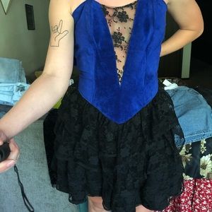 Vintage Firenze 80s prom dress